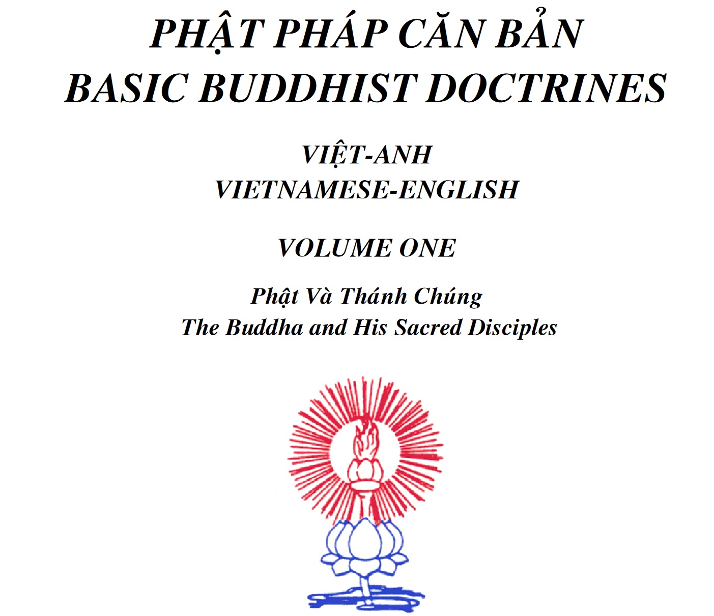 [PDF] Basic Buddhist Doctrines by Thien Phuc – The full 8 volumes